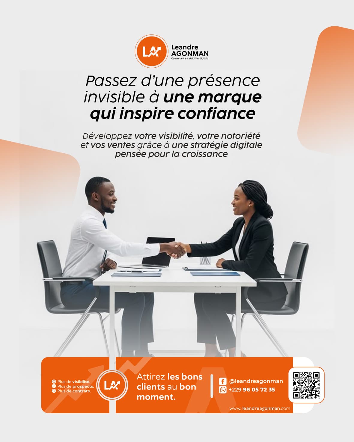 Flyers, conception 3, réalisé par Léandre AGONMAN