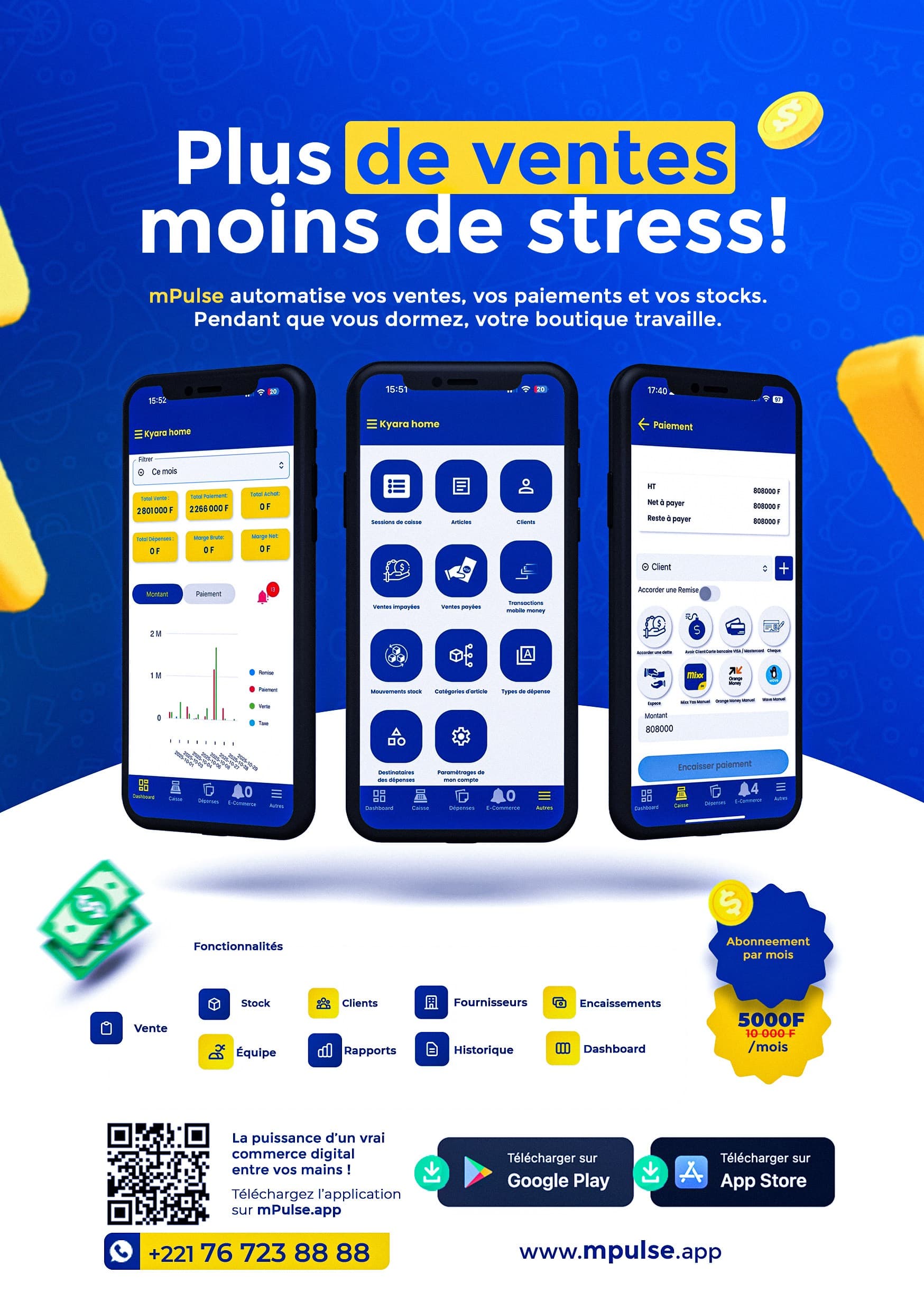 Flyers, conception 6, réalisé par Léandre AGONMAN