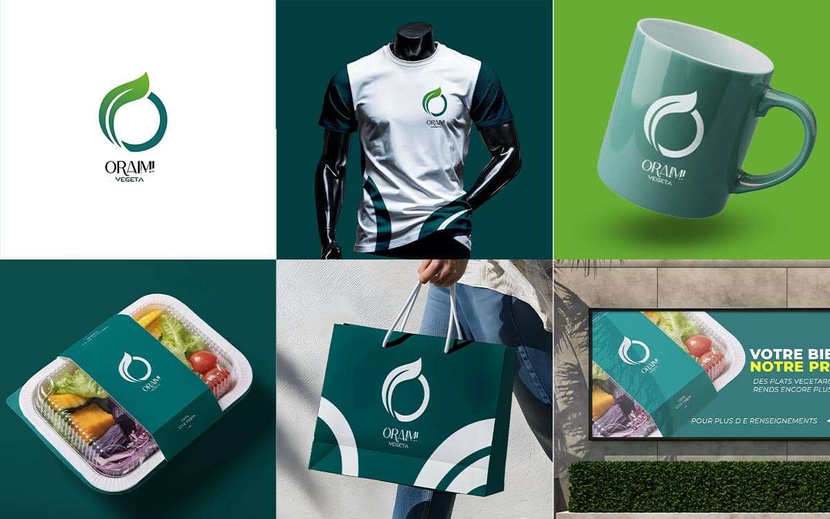 Identité visuelle réalisée pour Oraimo Vegeta