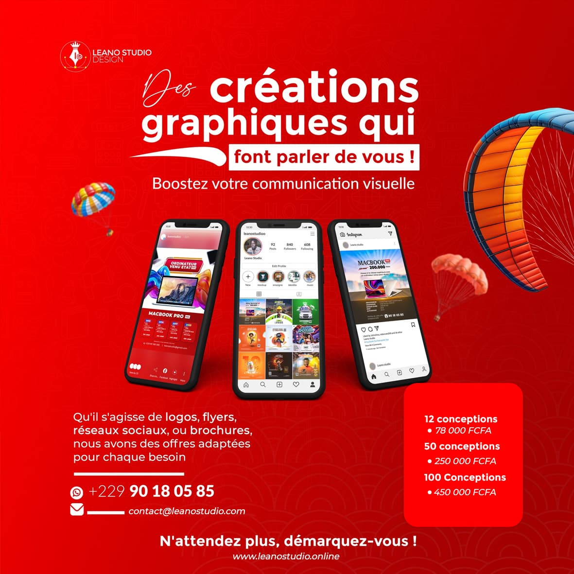 Poster, conception 6, réalisé par Léandre AGONMAN