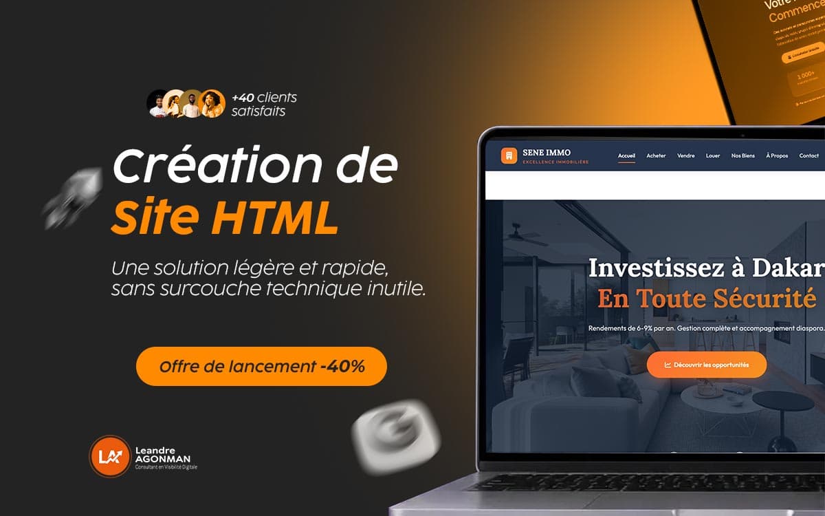 Code HTML et CSS affiché sur écran d'ordinateur